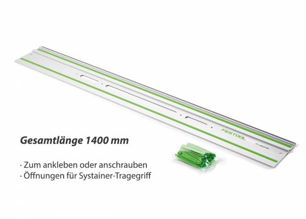 Festool Selbstklebende Führungsschiene FS 1400/2-KP - Länge 140 cm