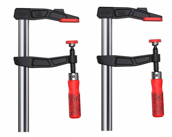 BESSEY Jubiläums-Set, 2x Tempergusszwinge Spannweite 250 mm - TGA25SET-135 Limited Edition