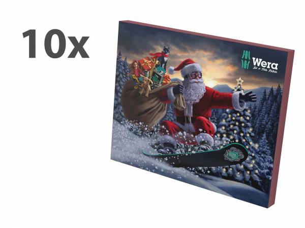 10 Stück - WERA Adventskalender 2024