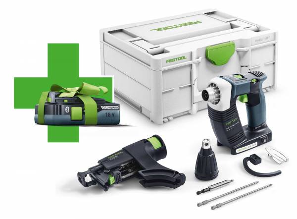 GRATIS AKKU - Festool Akku-Bauschrauber DWC 18-4500 Basic DURADRIVE - 577056