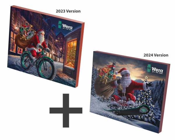 Doppel-Pack: WERA Adventskalender 2023 + 2024