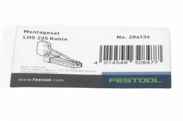 Festool Etikett LHS 225 Montageset Kohle (Originales Ersatzteil) - 718953