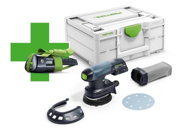 GRATIS AKKU - Festool Akku-Exzenterschleifer ETSC 125 Li-Basic - 577030